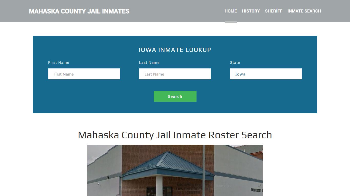 Mahaska County Jail Inmate Roster Lookup, Oskaloosa, IA